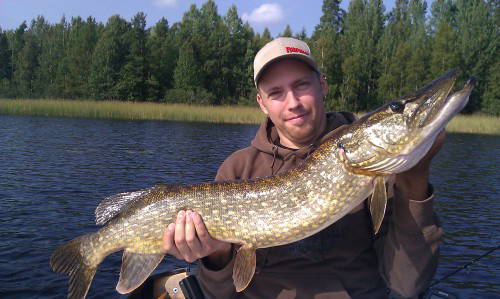 7,3 kg rapala wobbler i där satt den i fiskereportage på fiskemagasinet.se