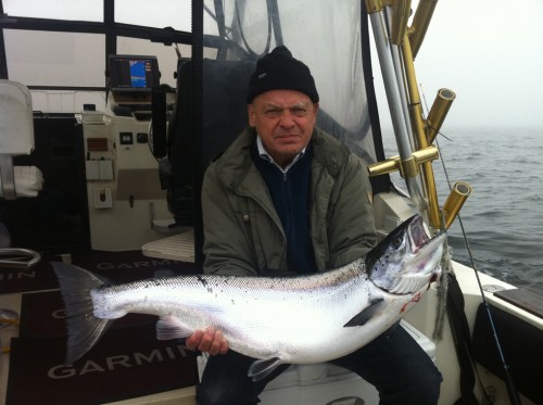 11 kg en fin lax på dryga 11 kg i fiskerapport från södra östersjön i fisketidningen