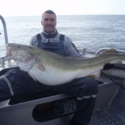 Personbästa team poseidon i söröya - 2011 med en otroligt fin sommartorsk i fisketidning