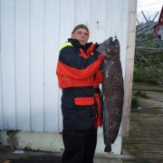 team poseidon i söröya - 2011 med en fläckig havskatt på 17,1 kg i fisketidningen