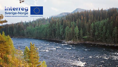 Miljöbild från Strängforsen, norra Värmland